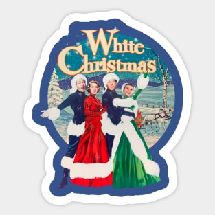 White Christmas 1954 Sticker